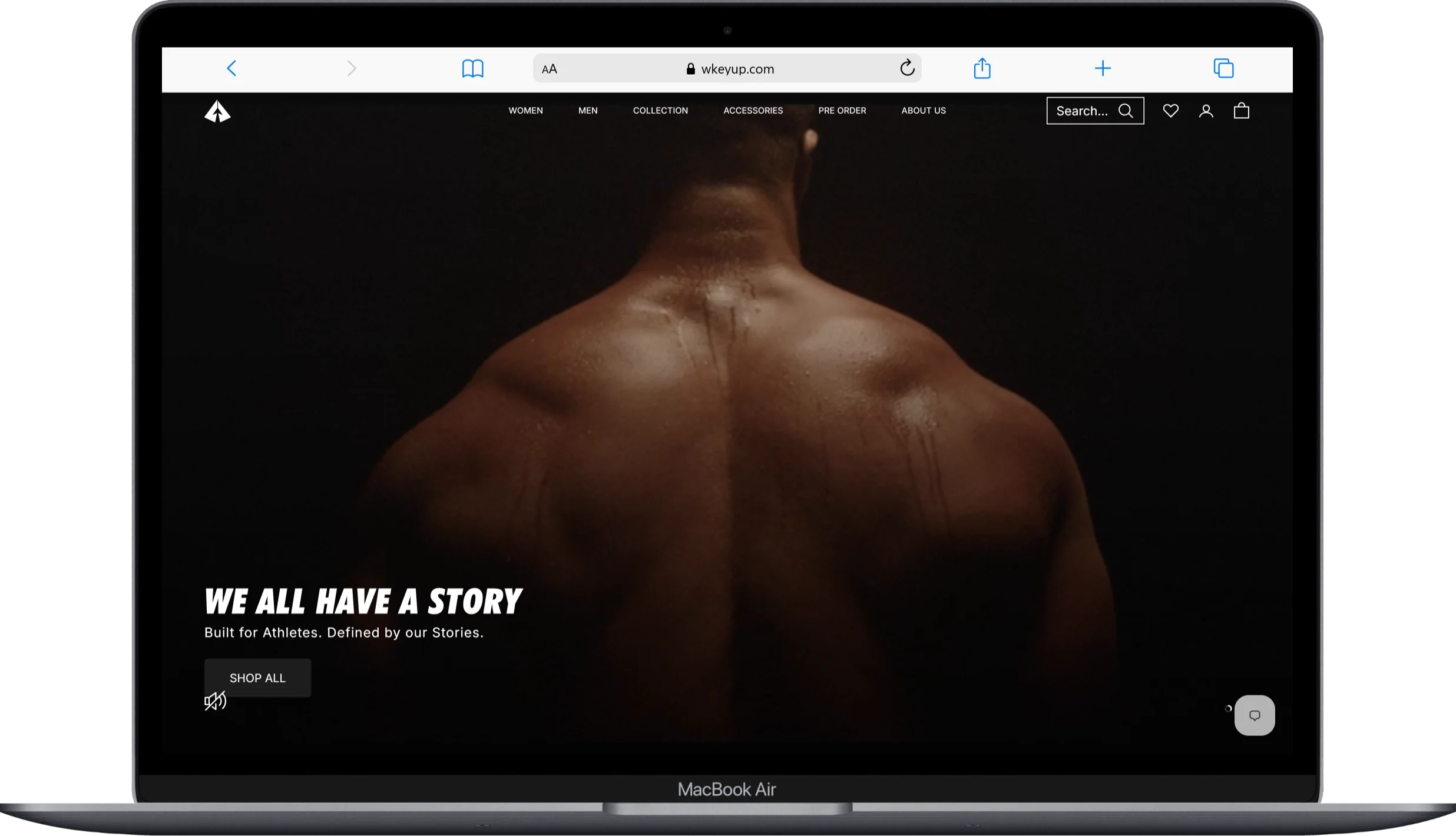 WKeyUp desktop view